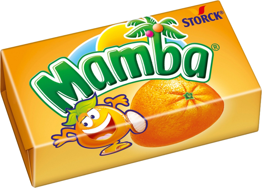 Конфеты жевательные Мамба апельсин 26,5г